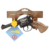J.G. Schrödel Spielzeugpistole Scorpion schwarz antik 22cm