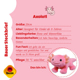 Bauer Plüschtier Axolotl pink 20cm