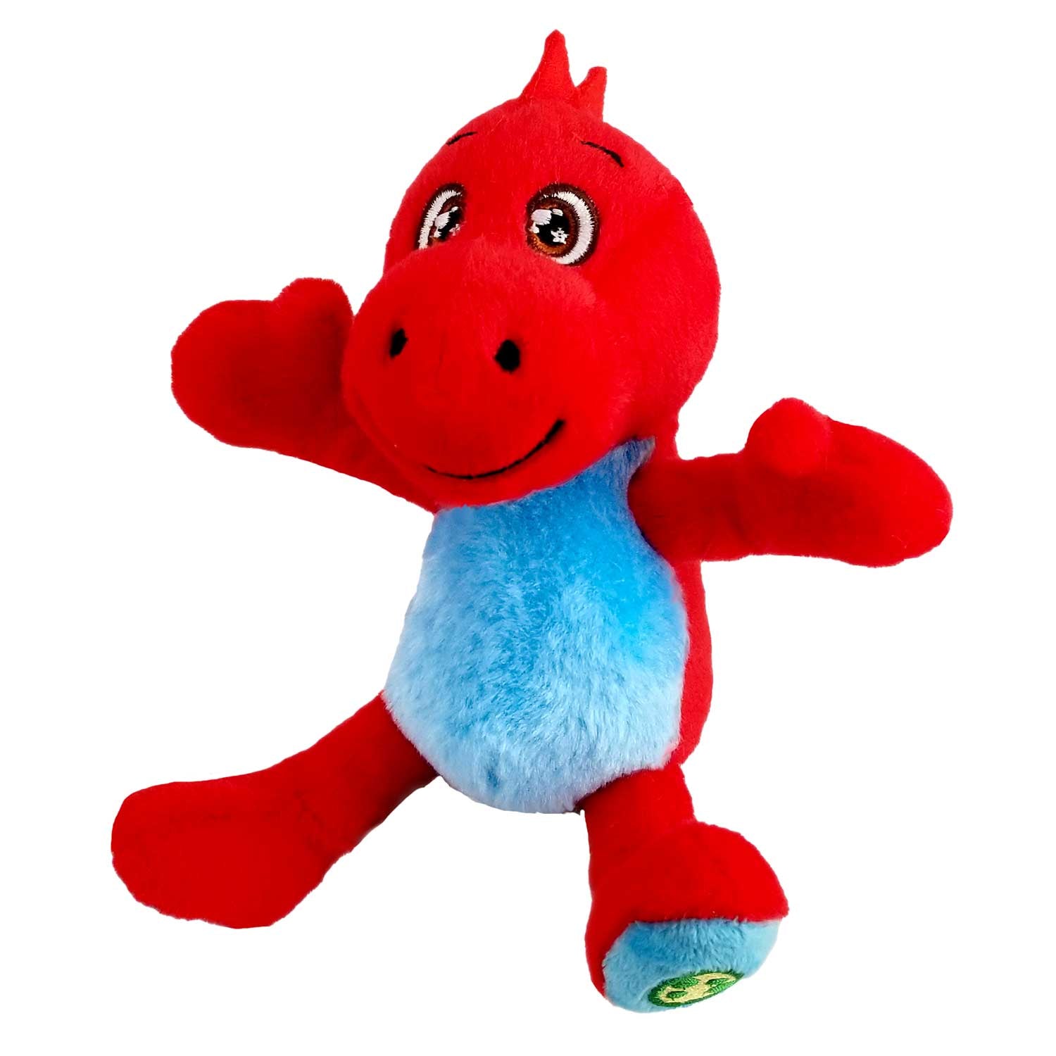 Stretch Buddies Dino rot 18cm Kuscheltier