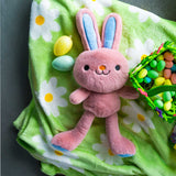 Stretch Buddies Hase pink 28cm Kuscheltier