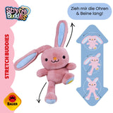 Bauer Plüschtier Stretch Buddies Hase rosa 28cm