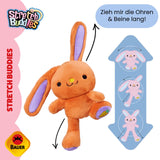 Bauer Plüschtier Stretch Buddies Hase orange 28cm