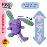 Bauer Plüschtier Stretch Buddies Hase lila 28cm