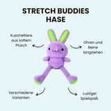 Bauer Plüschtier Stretch Buddies Hase lila 28cm