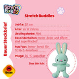 Bauer Plüschtier Stretch Buddies Hase mint 28cm