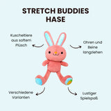 Bauer Plüschtier Stretch Buddies Hase rosa 38cm