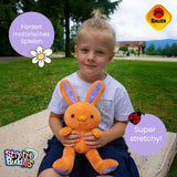 Bauer Plüschtier Stretch Buddies Hase orange 38cm