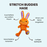 Bauer Plüschtier Stretch Buddies Hase orange 38cm