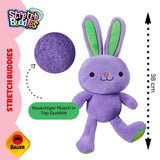 Bauer Plüschtier Stretch Buddies Hase lila 38cm