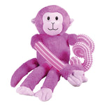 Bauer Plüschtier Affe mit flexiblen Teleskoparmen pink 48 cm