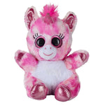 Blickfänger Glitter Lashy Einhorn pink 15cm Kuscheltier