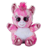 Blickfänger Glitter Lashy Einhorn pink 15cm Kuscheltier