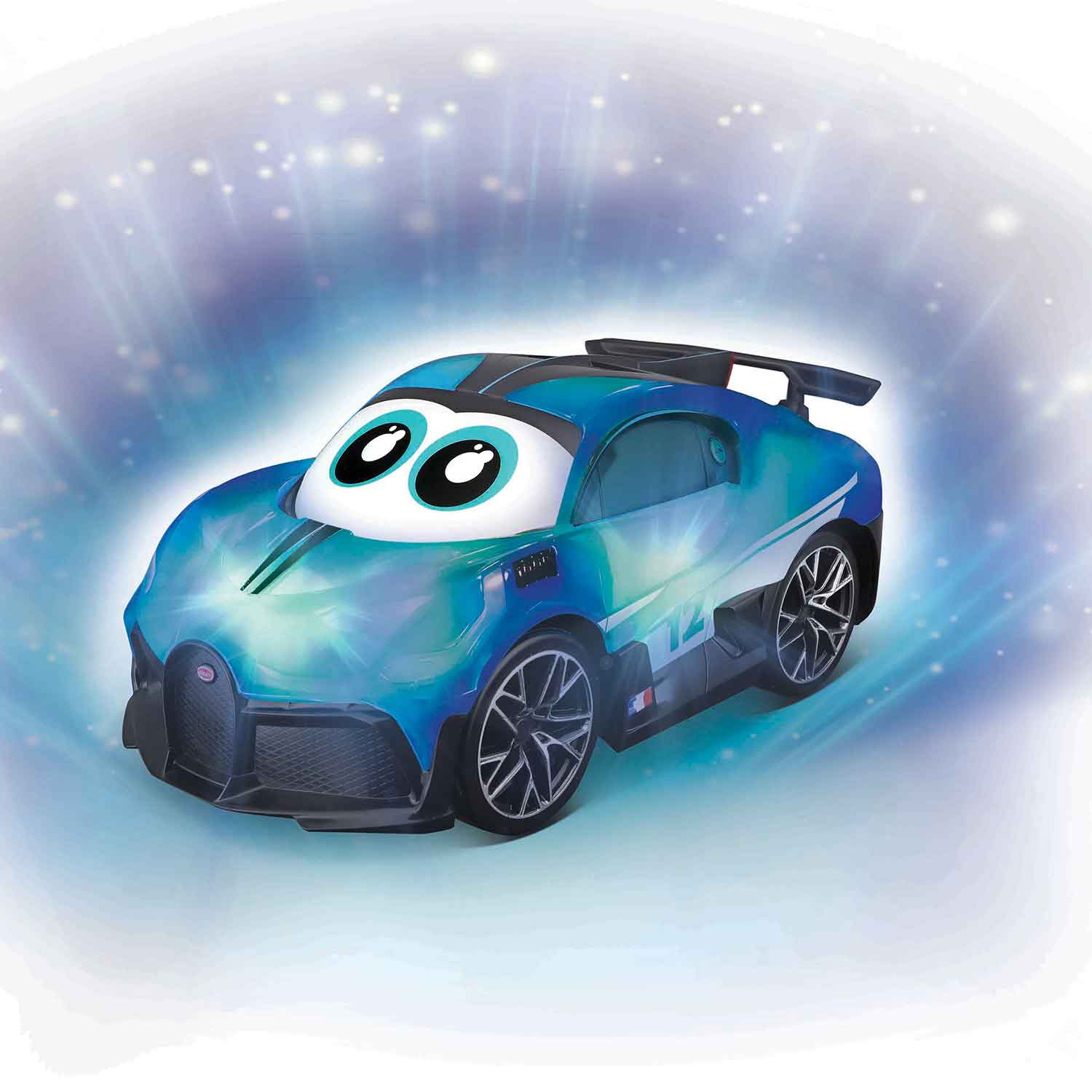 Light up Bugatti Divo 21cm (Light & Sound), blau
