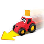 Press & Go Farm Traktor, rot