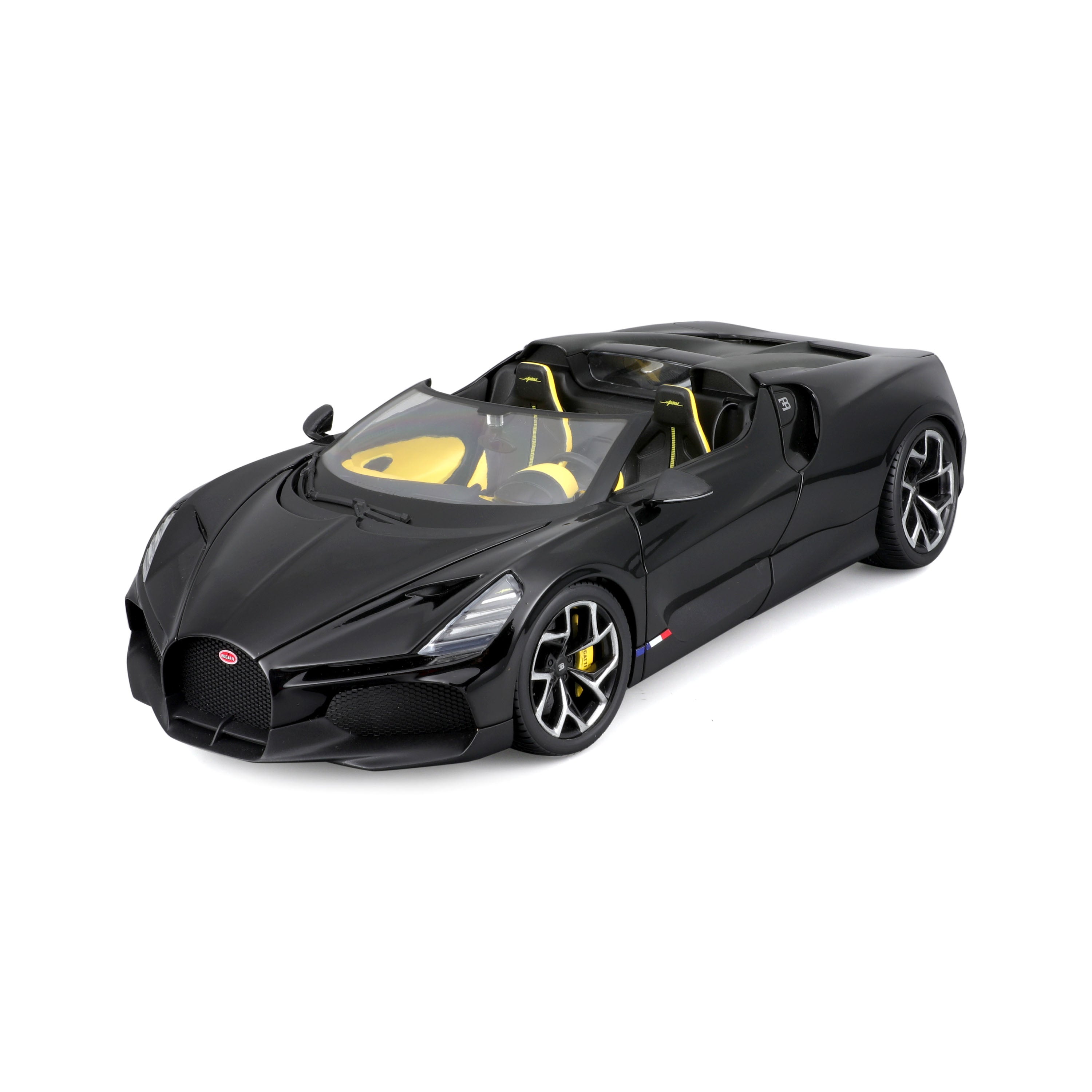 Modellauto Bugatti Mistral schwarz im Maßstab 1:18