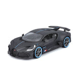 Modellauto Bugatti Divo - Carbon Version - 50 Jahre Bburago grau im Maßstab 1:18