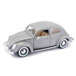 Modellauto VW Käfer grau von 1955 im Maßstab 1:18