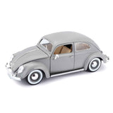 Modellauto VW Käfer grau von 1955 im Maßstab 1:18