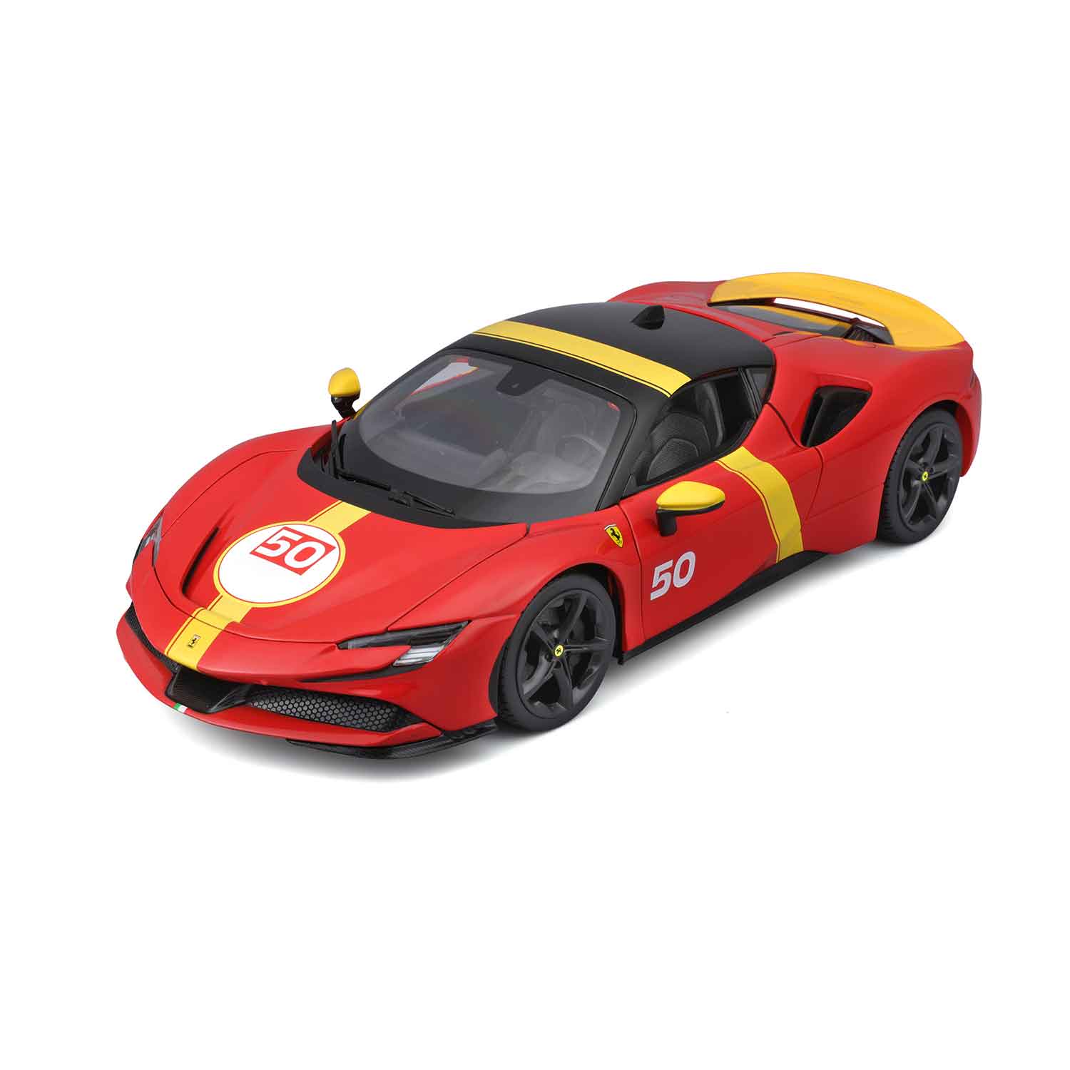 Modellauto Ferrari SF90 Stradale Assetto Fiorano rot im Maßstab 1:18