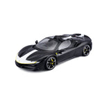 Modellauto Ferrari SF90 Spider Assetto Fiorano schwarz im Maßstab 1:18
