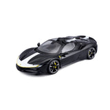 Modellauto Ferrari SF90 Spider Assetto Fiorano schwarz im Maßstab 1:18