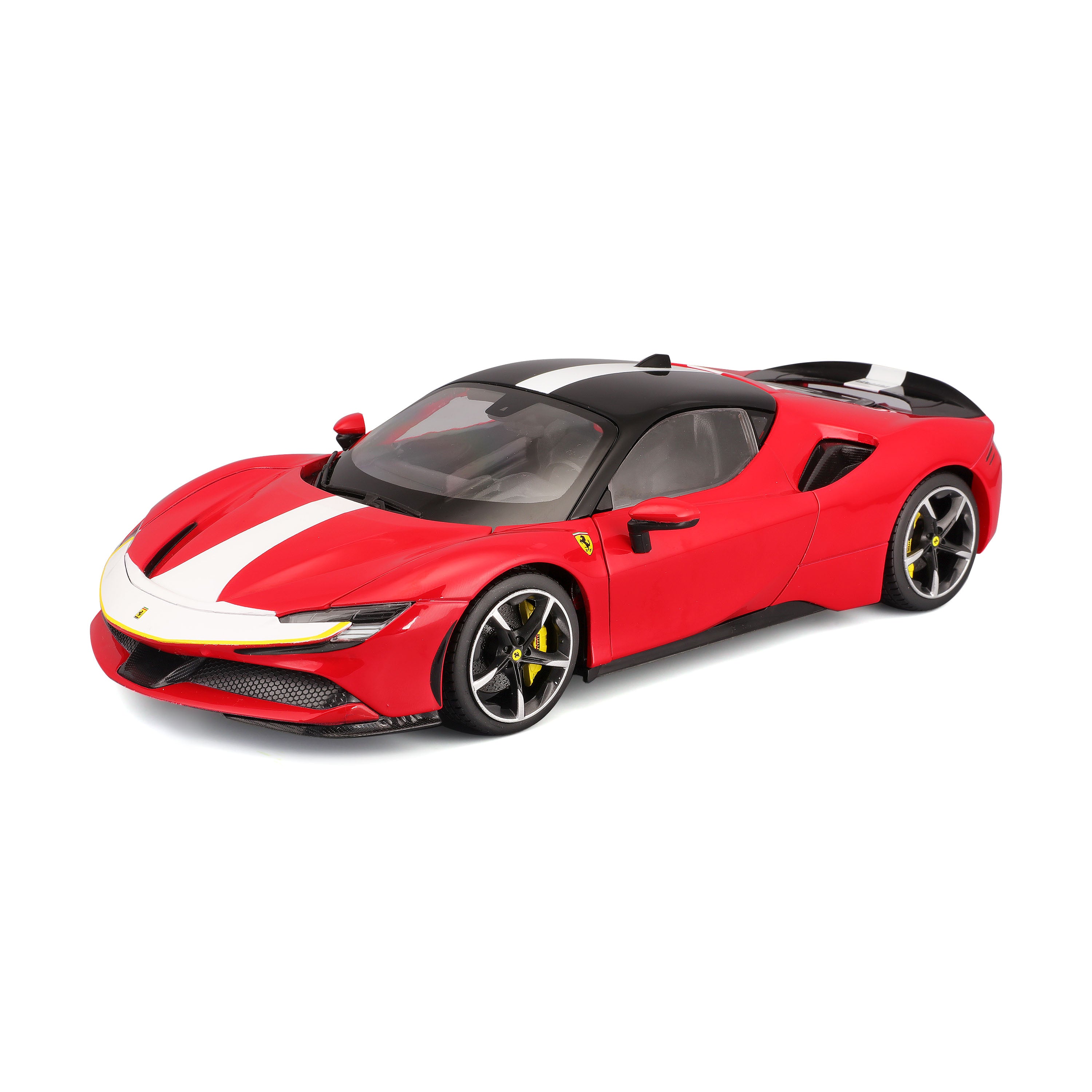 Modellauto Ferrari SF90 Stradale Assetto Fiorano rot im Maßstab 1:18