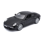 Modellauto Porsche 911 Carrera S schwarz im Maßstab 1:24