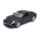 Modellauto Porsche 911 Carrera S schwarz im Maßstab 1:24