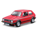 Modellauto VW Golf 1 GTI rot von 1979 im Maßstab 1:24