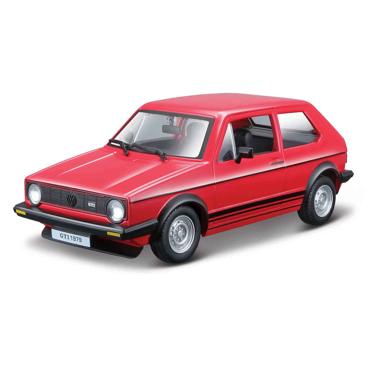 Modellauto VW Golf 1 GTI rot von 1979 im Maßstab 1:24