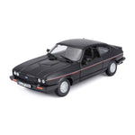 Modellauto Ford Capri schwarz von 1973 im Maßstab 1:24
