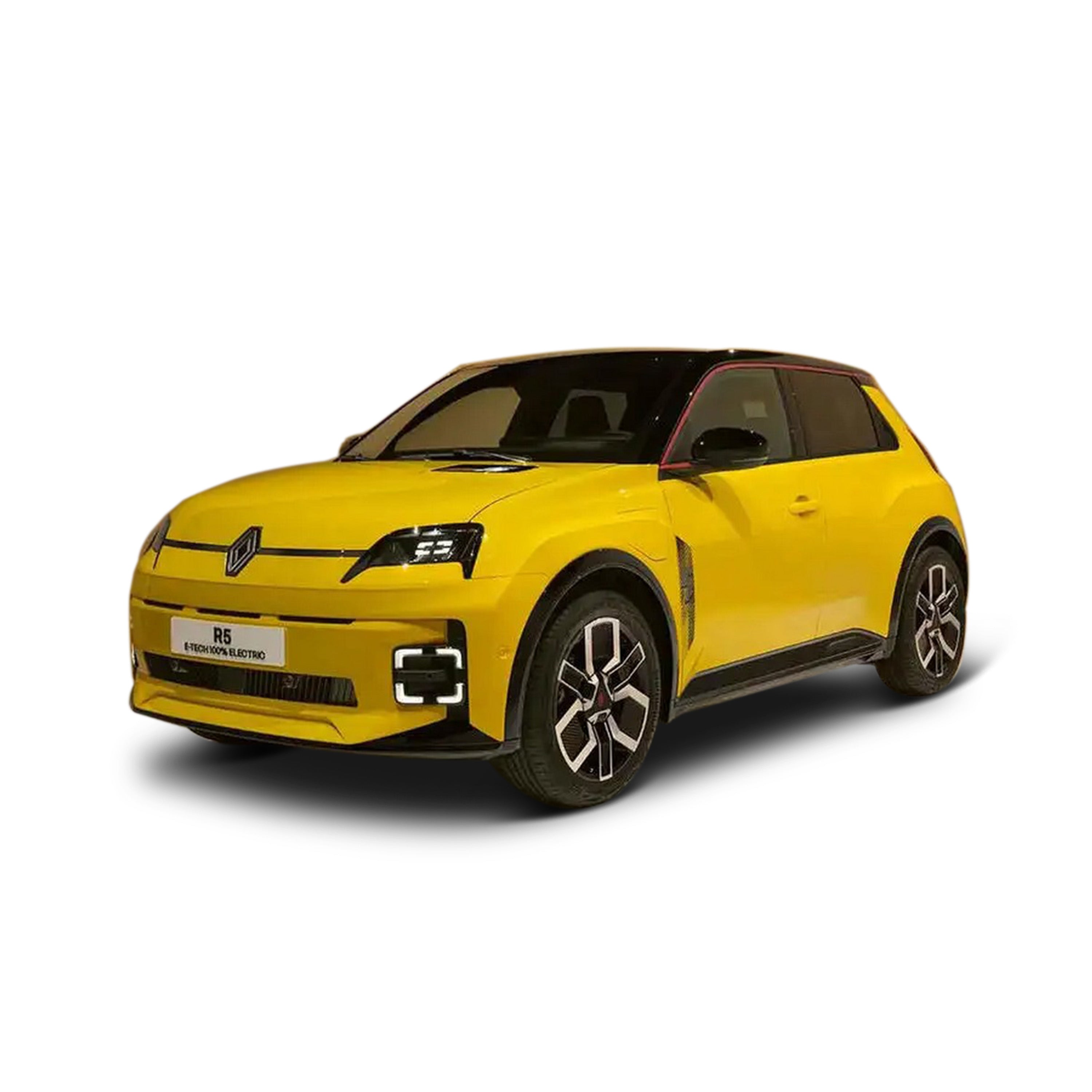 Modellauto Renault 5 E-Tech gelb im Maßstab 1:24