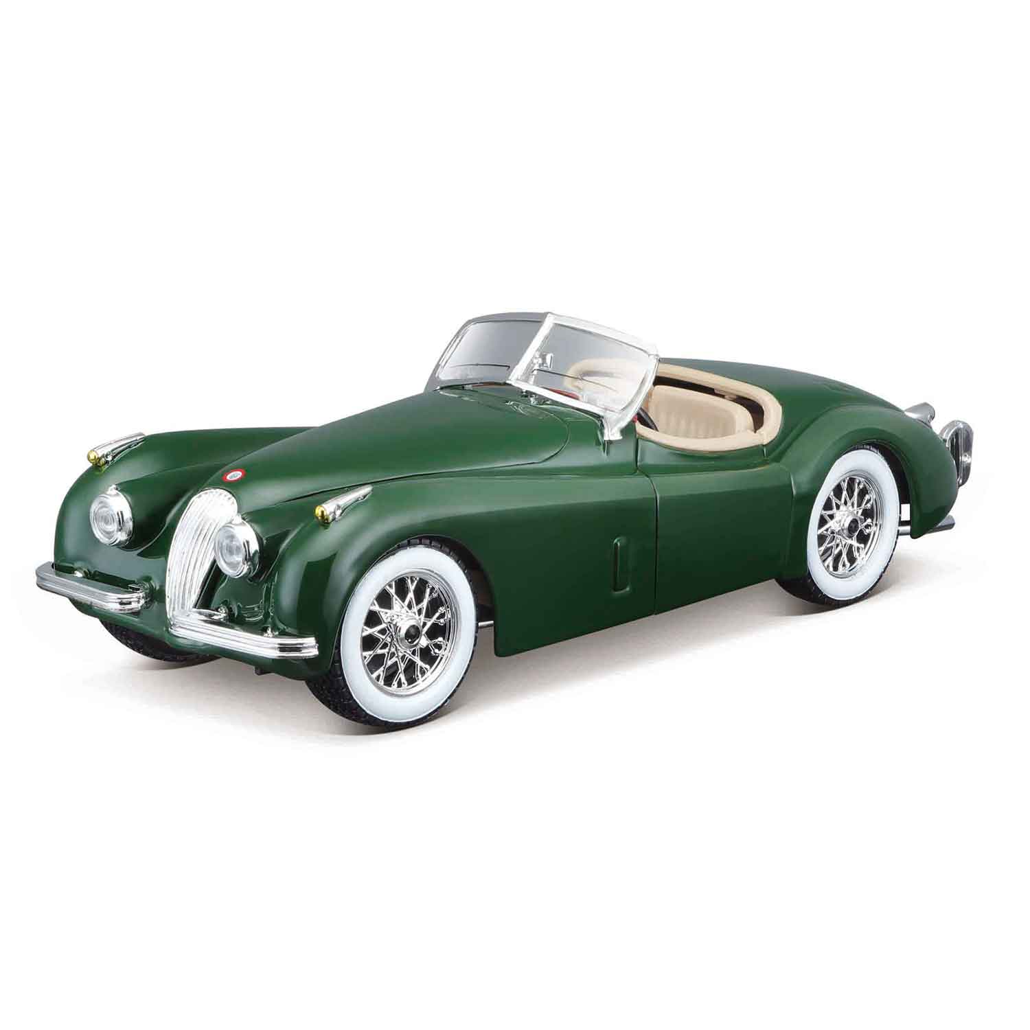 Modellauto Mercedes 300SL silber von 1954 im Maßstab 1:24