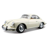 Modellauto Porsche 356B Coupé creme von 1961 im Maßstab 1:24