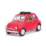 Modellauto Fiat 500L rot von 1968 im Maßstab 1:21