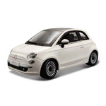 Modellauto Fiat 500 weiß von 2007 im Maßstab 1:24