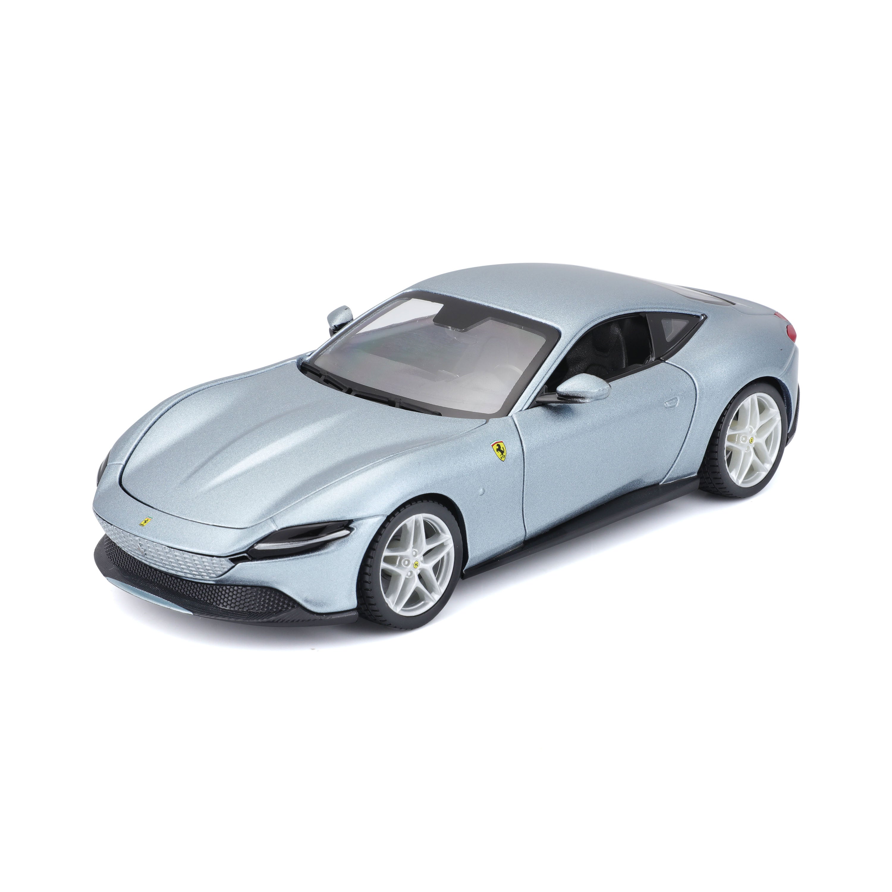 Modellauto Ferrari Roma silber im Maßstab 1:24