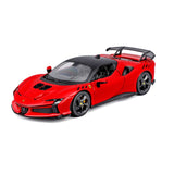 Modellauto Ferrari SF90 XX Stradale rot im Maßstab 1:24