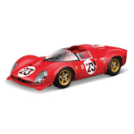 Modellauto Ferrari 330 P4 Daytona von 1967 rot im Maßstab 1:24