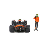 Bburago McLaren MCL38 ´24, mit Figur Modellauto 1:24