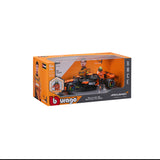 Bburago McLaren MCL38 ´24, mit Figur Modellauto 1:24