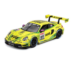 Modellauto Porsche 911 GT3 R Manthey von 2024 rot im Maßstab 1:24
