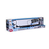 Bburago Mercedes Benz Actros mit Aufleger + Stapler 1:43