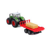 Bburago Farmland FENDT mit Heuballen-Transporter