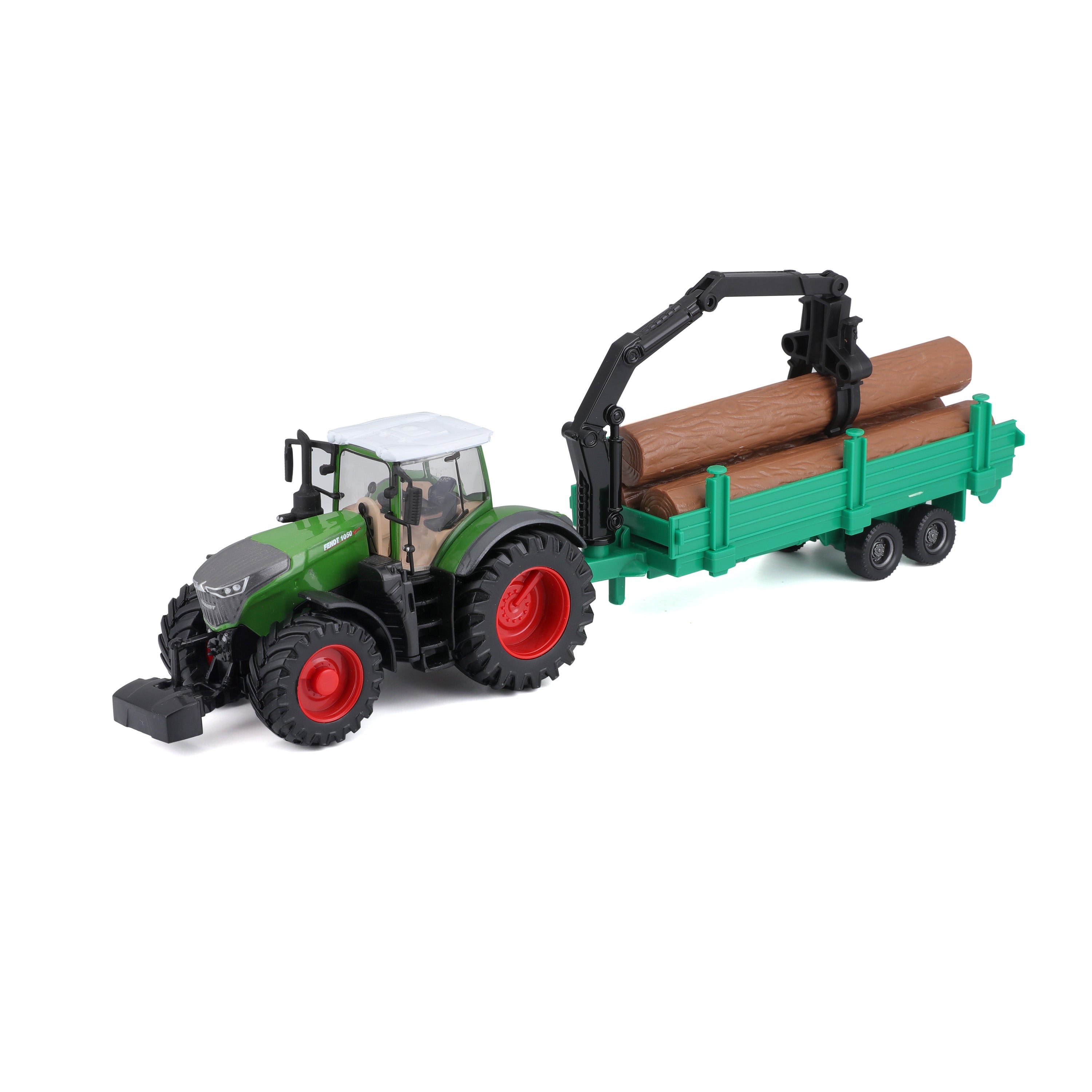 Spielzeugmodell Farmland FENDT 10 cm, mit Holztransporter, Windowbox grün