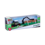 Bburago Farmland FENDT mit Holztransporter