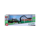Bburago Farmland FENDT mit Holztransporter