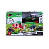 Bburago Farmland FENDT "Hühnerstall" mit Traktor