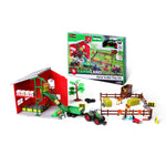 Farmland FENDT "Pferdestall", inkl. 1x Traktor, 69 Teile