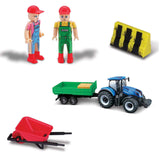 Bburago Farmland FENDT "Pferdestall" mitTraktor